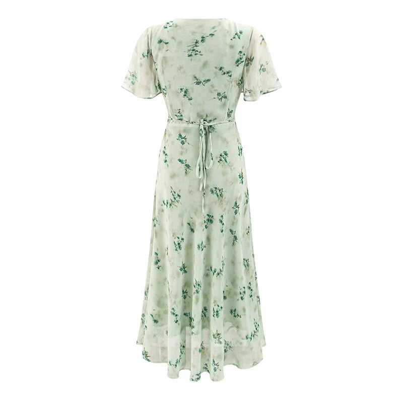 ARABELA FLORAL MIDI DRESS