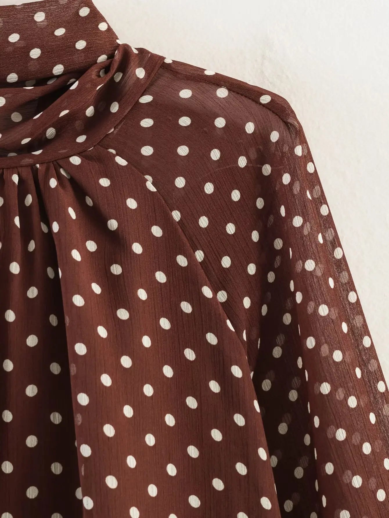 AMAR POLKA DOT BLOUSE