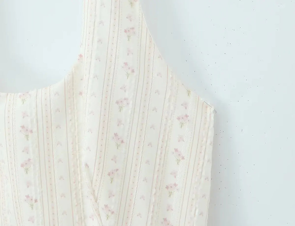 AISA FLORAL MINI DRESS