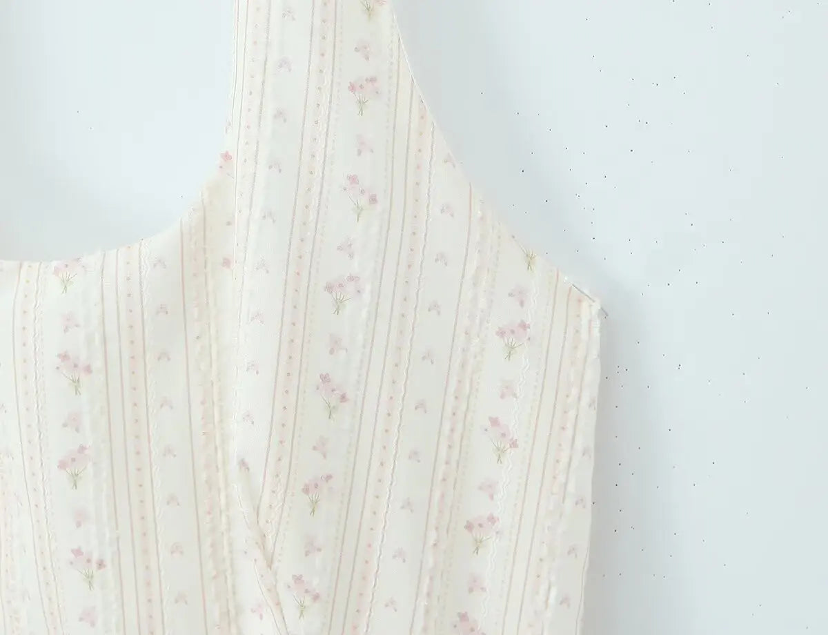 AISA FLORAL MINI DRESS