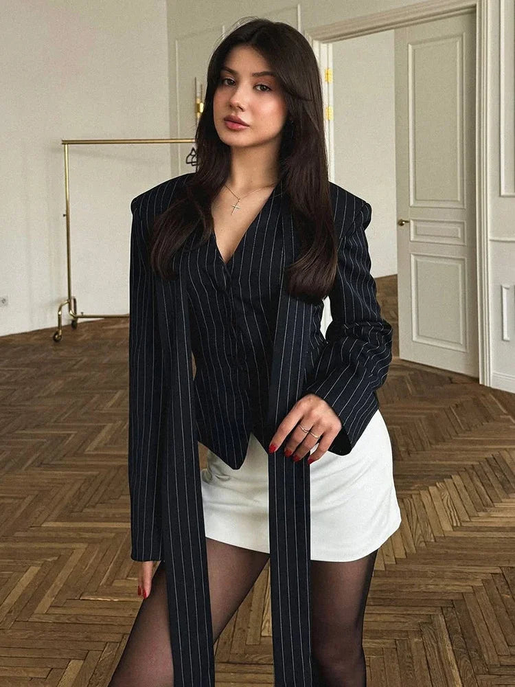 SIENNA RIBBON BLAZER