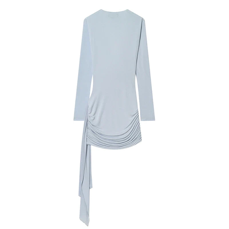 EDA DRAPED MINI DRESS