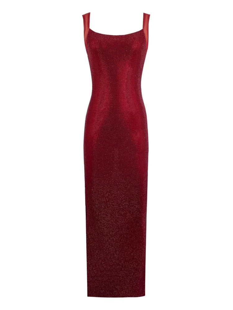 PAULA CRYSTAL MAXI DRESS