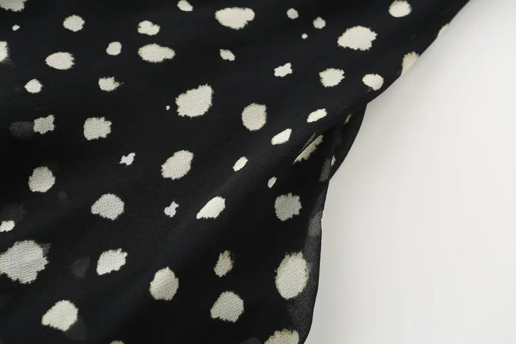 CYNTI POLKA DOT MINI DRESS