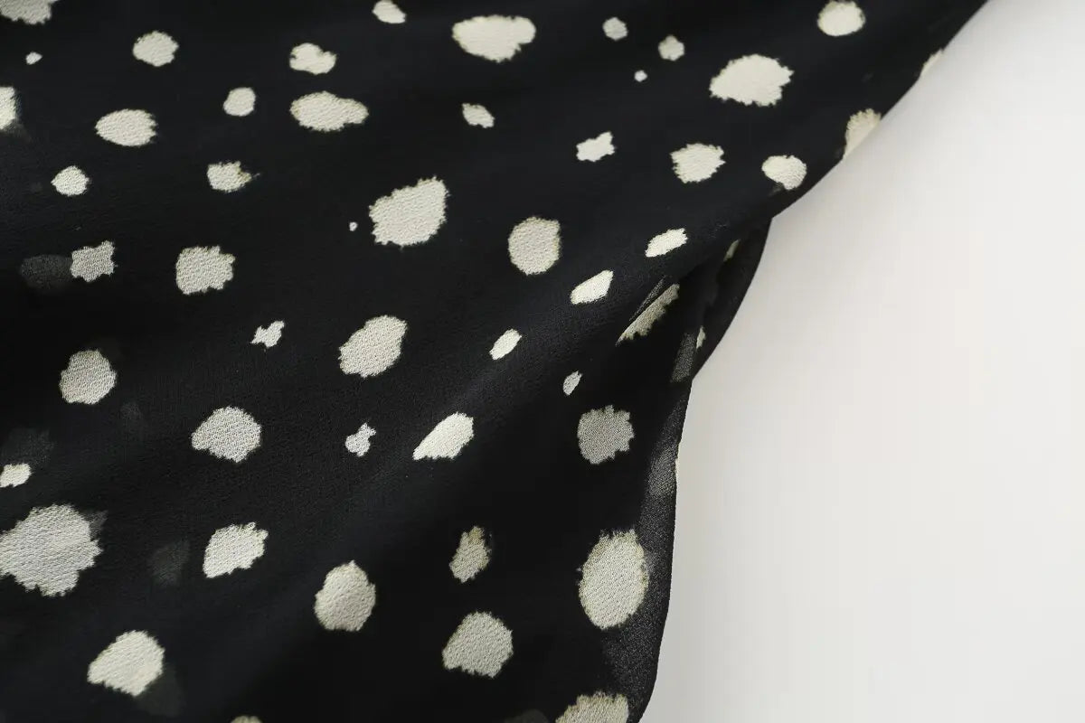 CYNTI POLKA DOT MINI DRESS