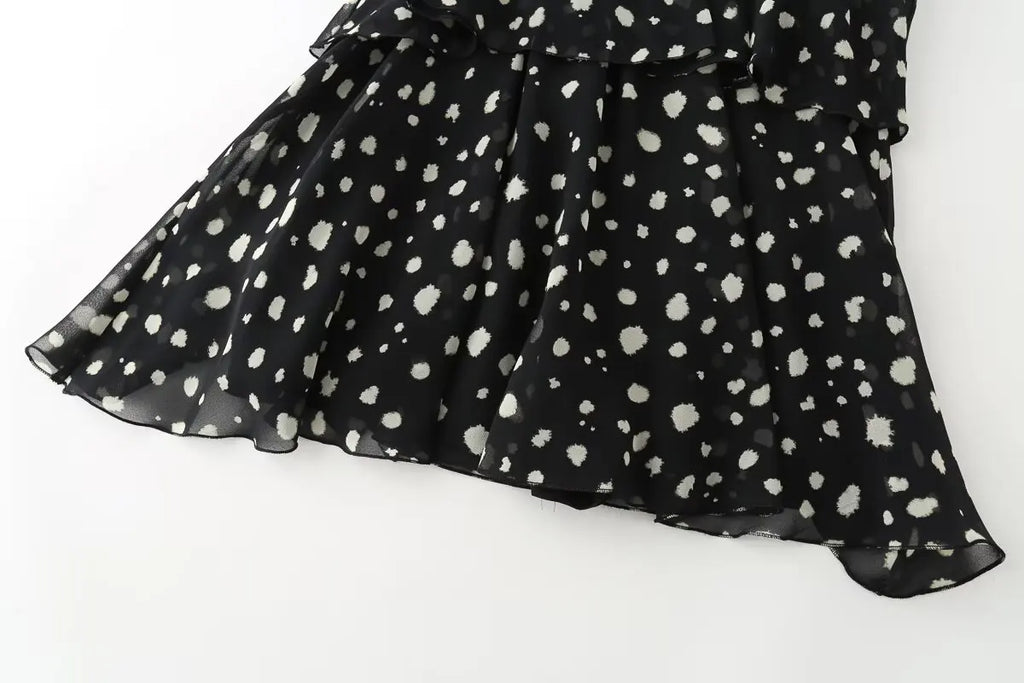 CYNTI POLKA DOT MINI DRESS