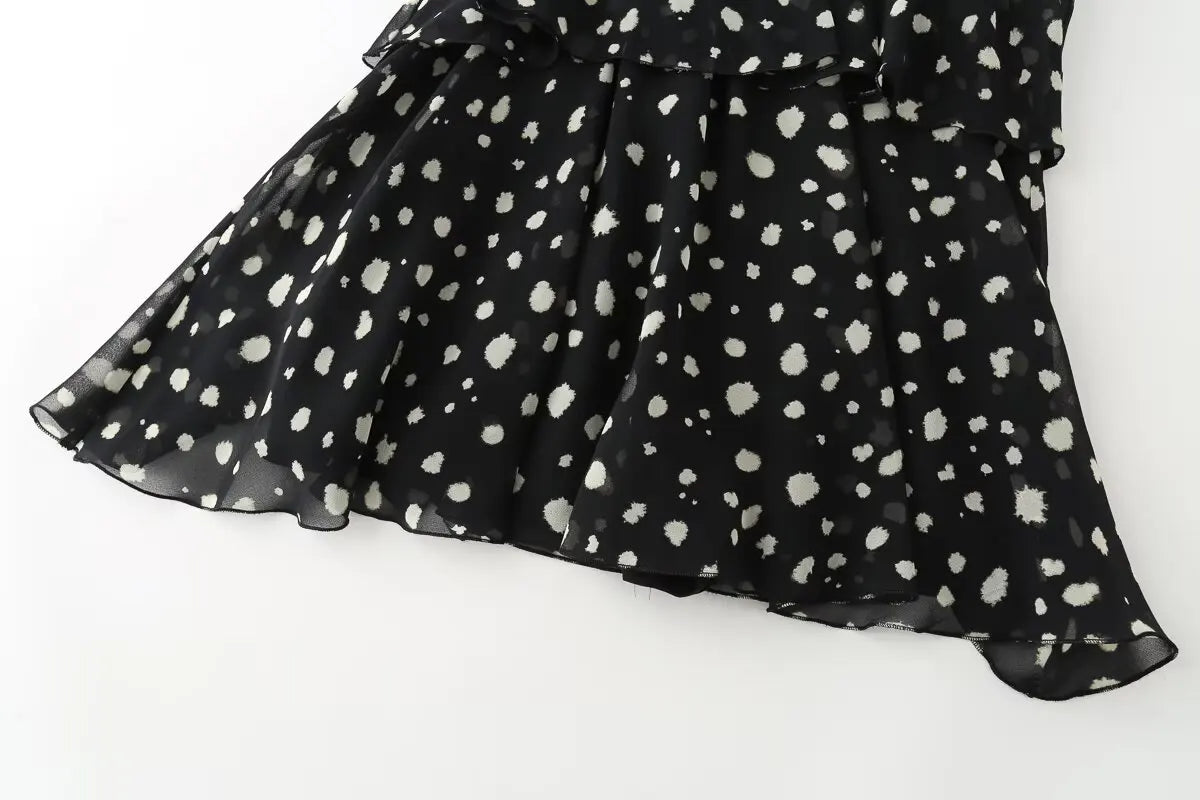 CYNTI POLKA DOT MINI DRESS