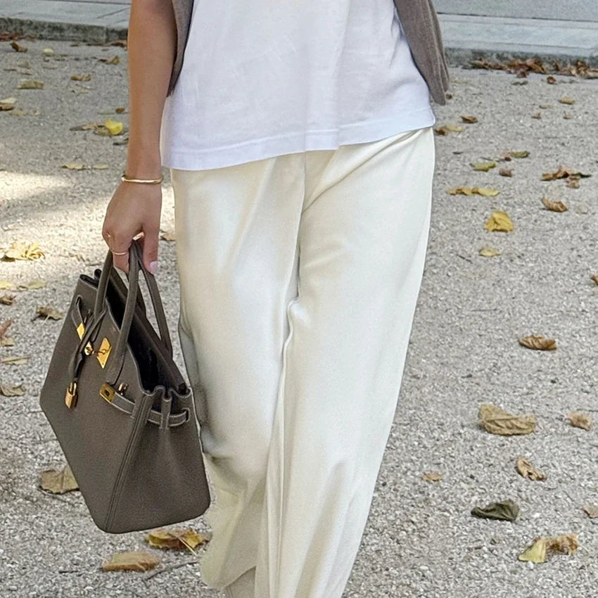 MIRLINA SATIN PANTS