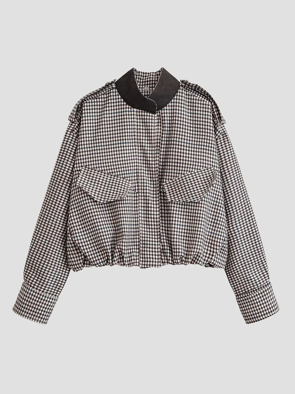 MIKAS PLAID JACKET