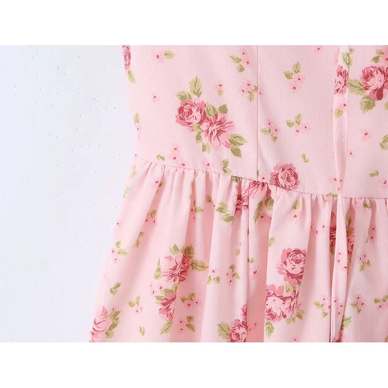 DAPHNE FLORAL MIDI DRESS