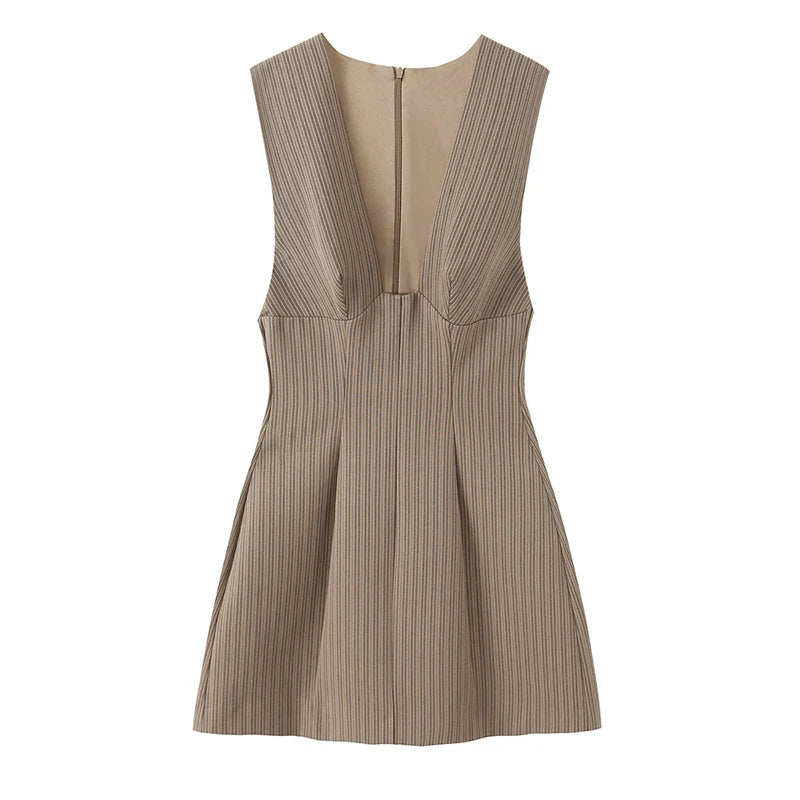 NEVA STRIPED MINI DRESS