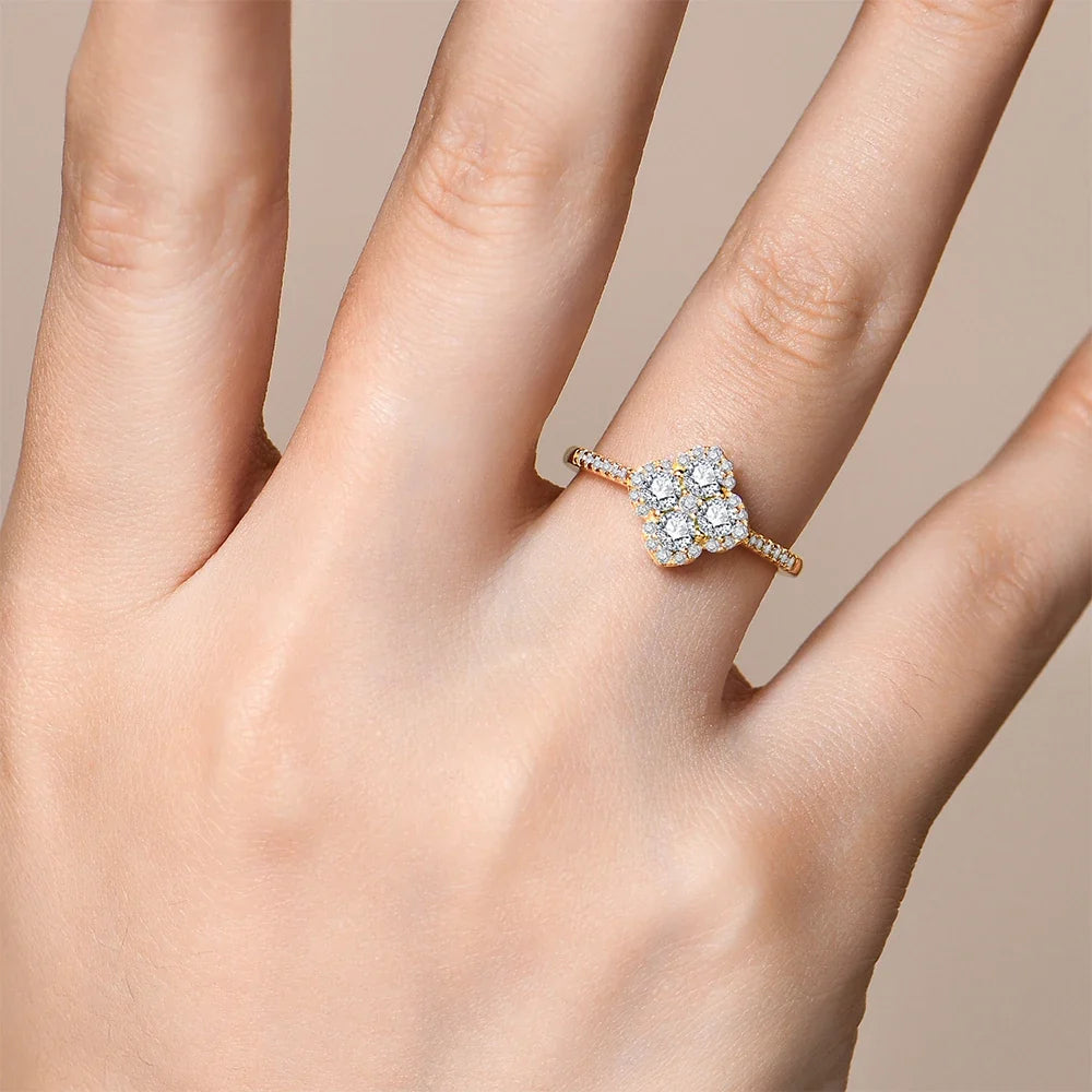 IDA MOISSANITE RING