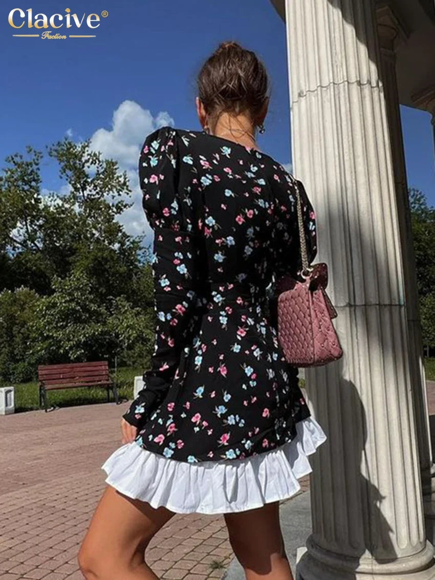 PRINT MINI DRESS