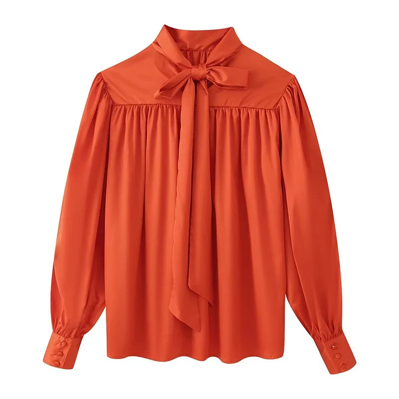 ERNIKA SATIN BLOUSE