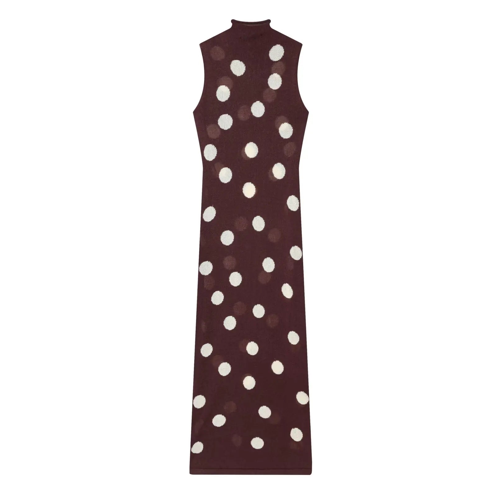 LENA POLKA DOT MAXI DRESS