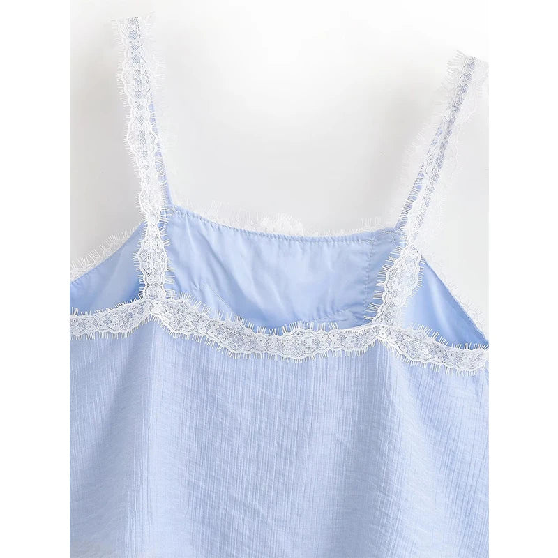 SANA CO-ORD LACE TOP