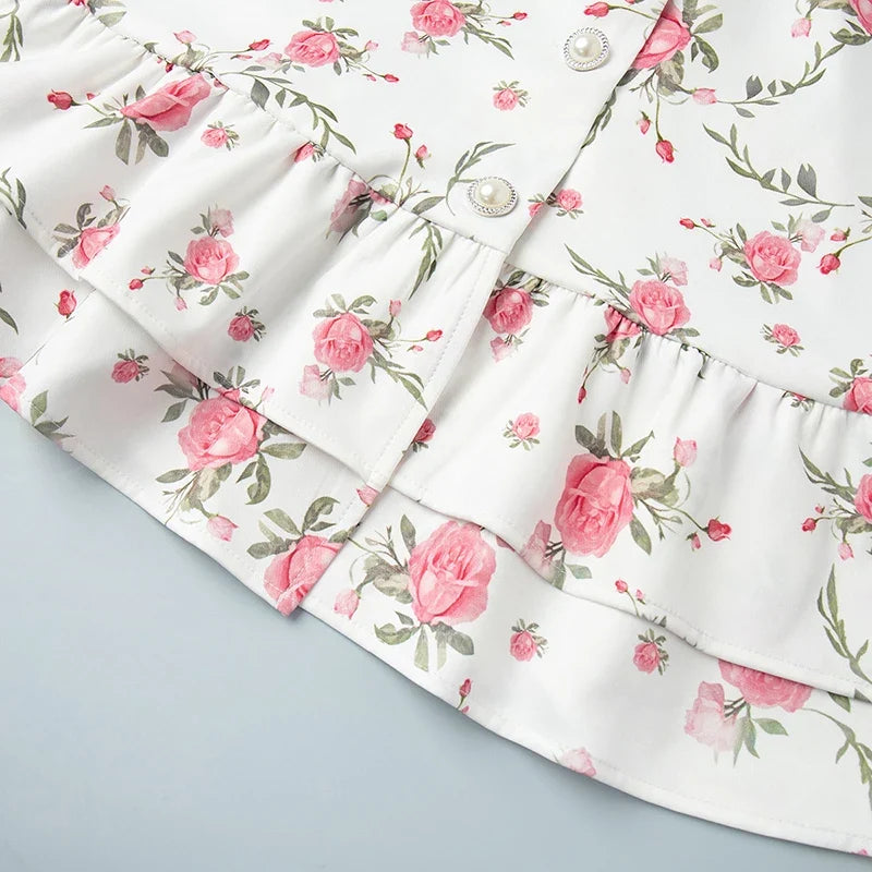 AYLIN FLORAL MINI DRESS