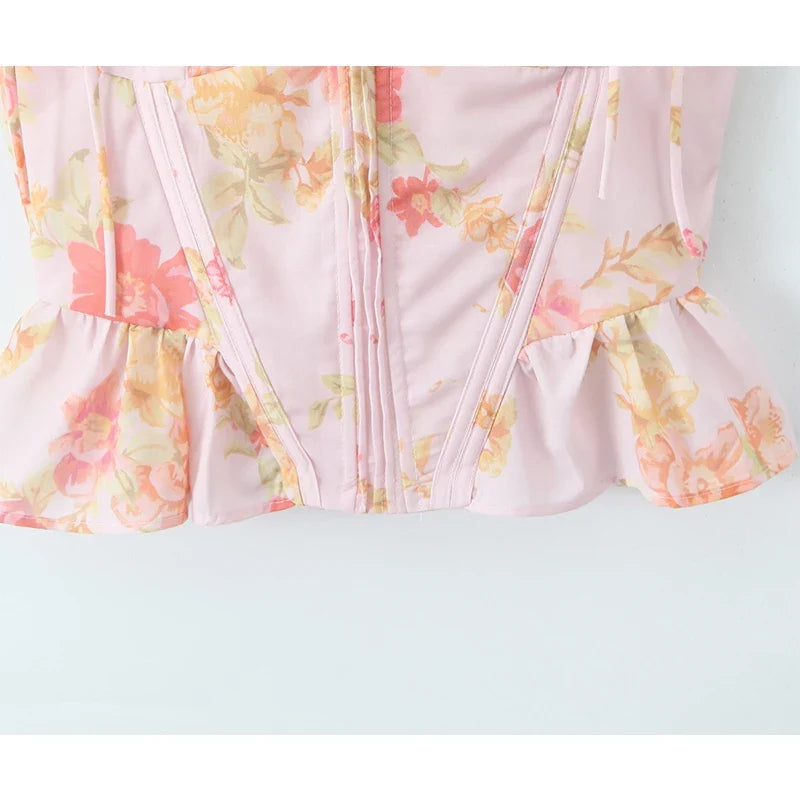BRITTA FLORAL TOP