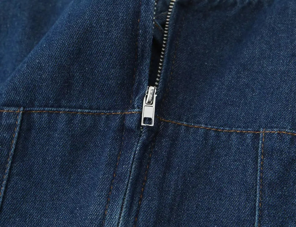 INEZ DENIM TOP