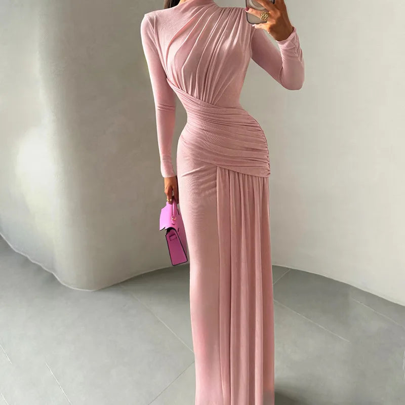 FERN RUCHED MAXI DRESS