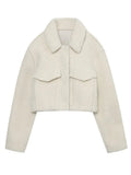 ZIA CROPPED FUR JACKET