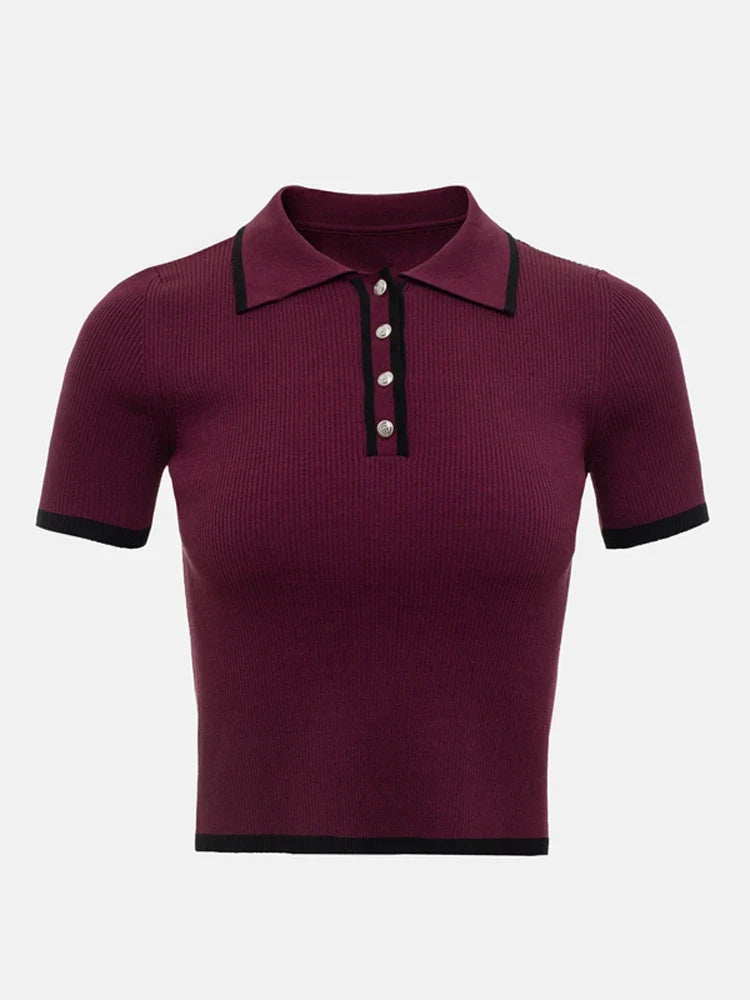 FARIDA KNITTED T-SHIRT