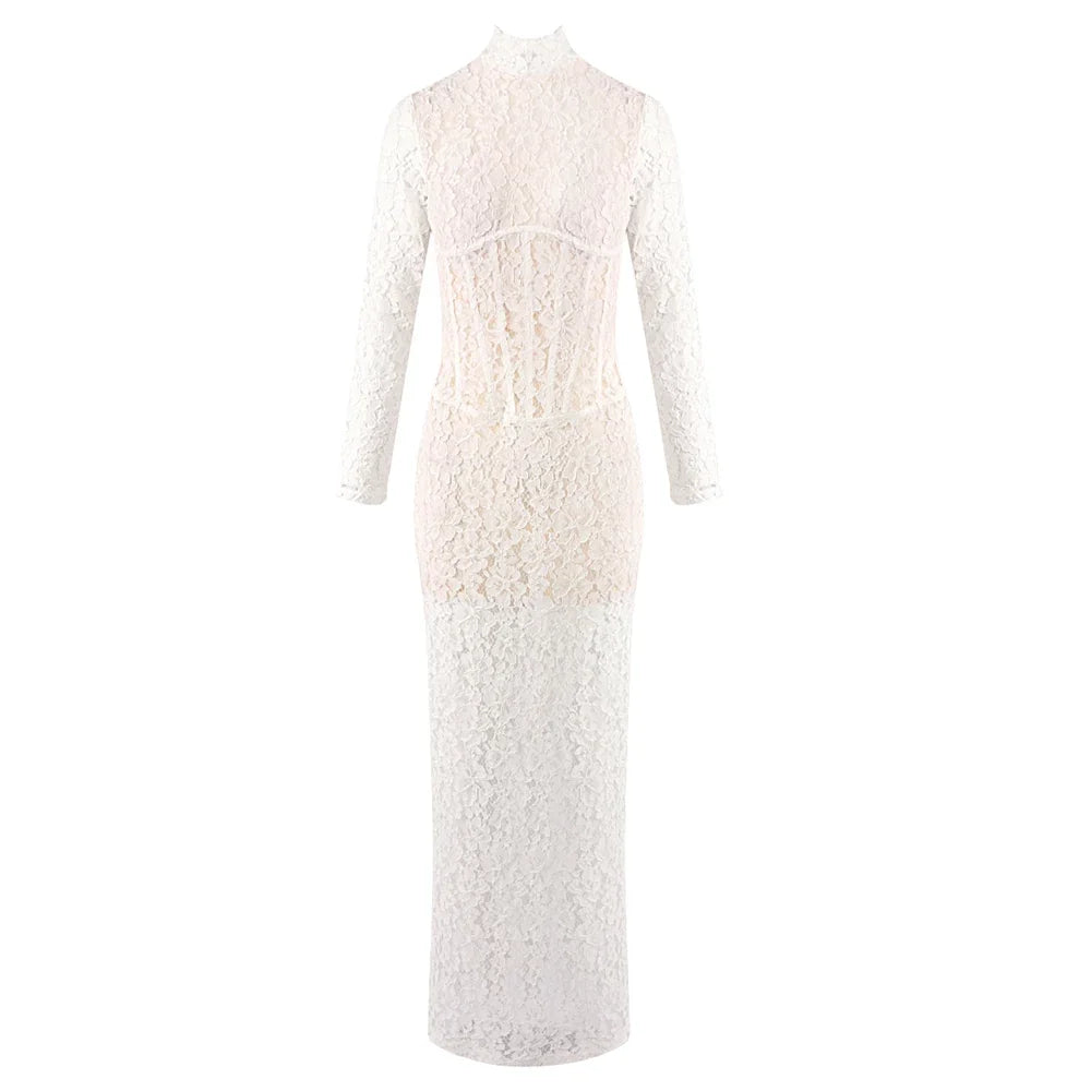 ENA LACE MAXI DRESS