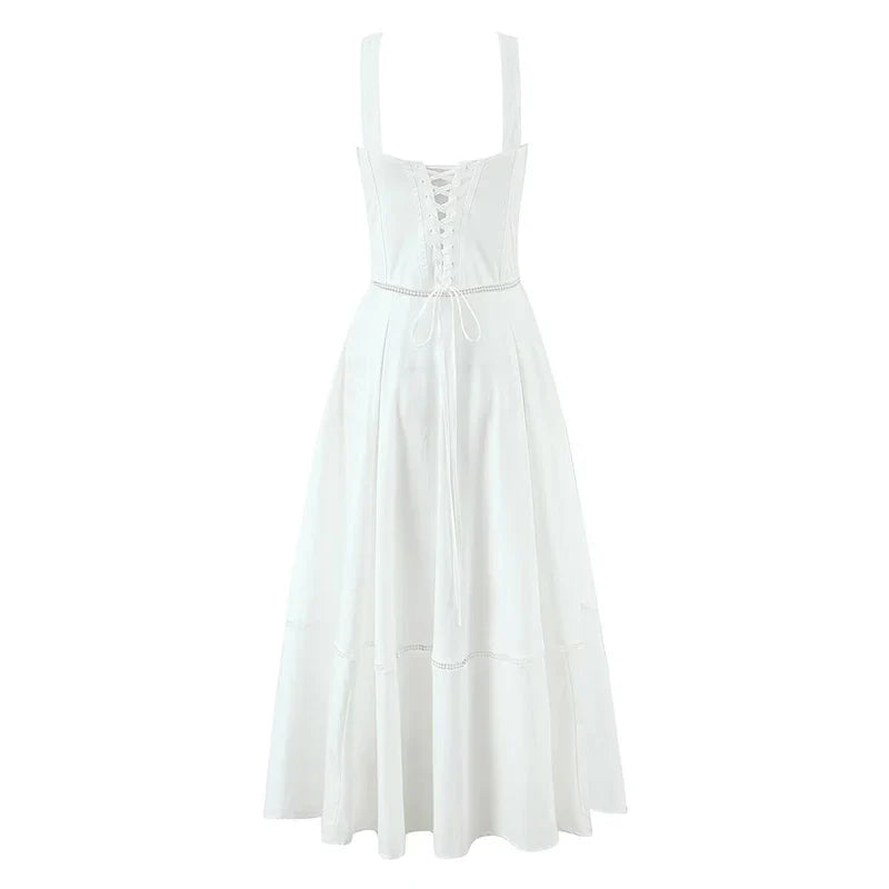 LAZA LACE UP DRESS