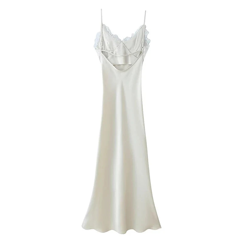 VELI SATIN MAXI DRESS