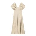 MIRELA PUFF SLEEVE MIDI DRESS