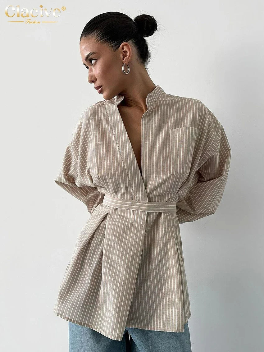 TARA STRIPED SHIRT