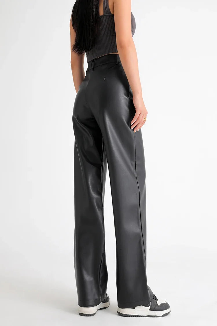 LESLI PU LEATHER PANTS
