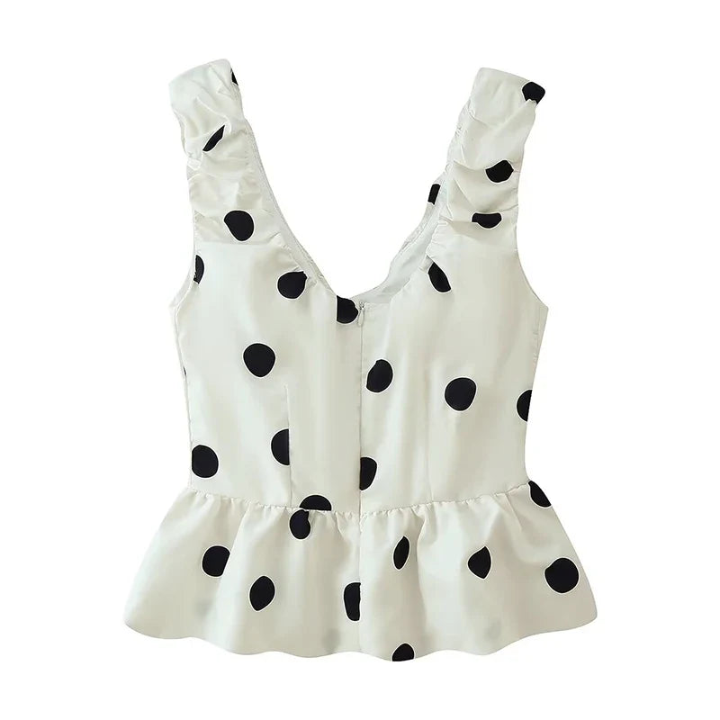 NEVA POLKA DOT BLOUSE