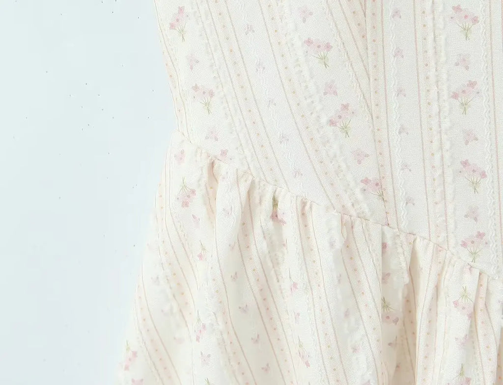 AISA FLORAL MINI DRESS