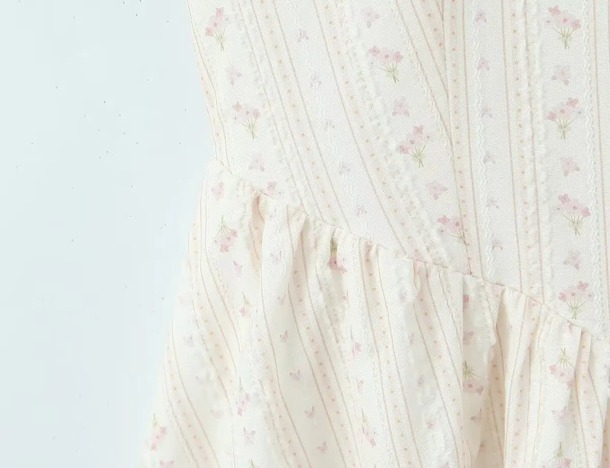 AISA FLORAL MINI DRESS
