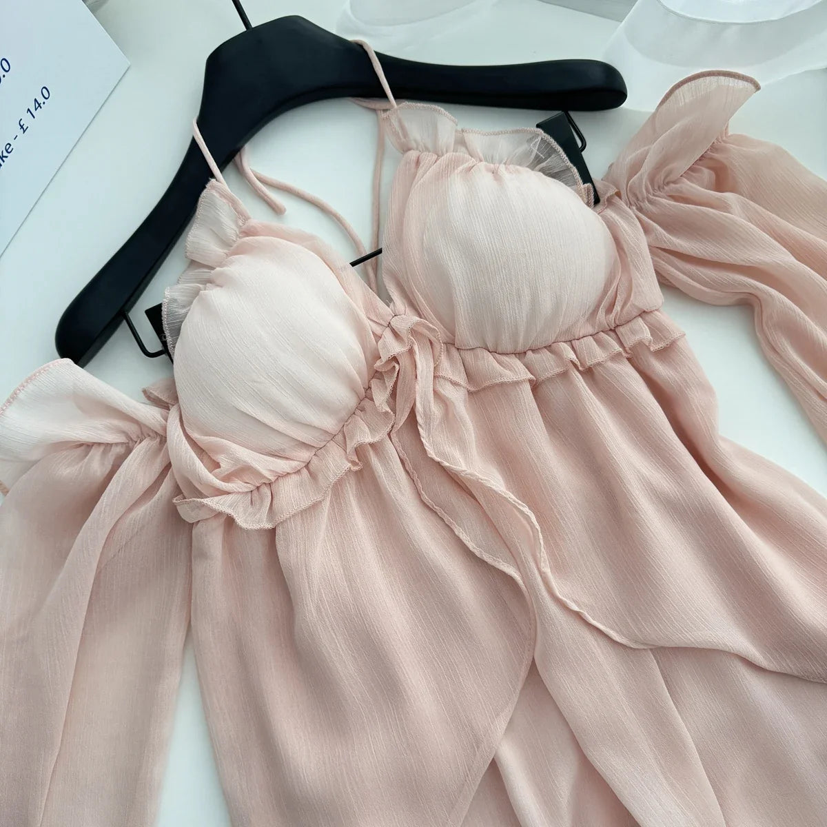 Summer French Vintage Mini Fairy Chiffon Floral Lantern Sleeve Dress Women Mori Romantic Frock Evening Court One-Piece Gyaru New