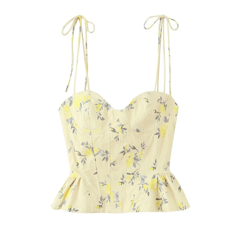 AMY FLORAL TOP