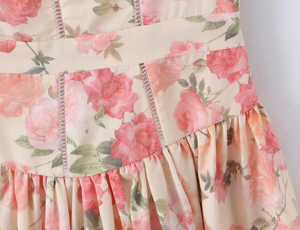 HARI FLORAL MIDI DRESS