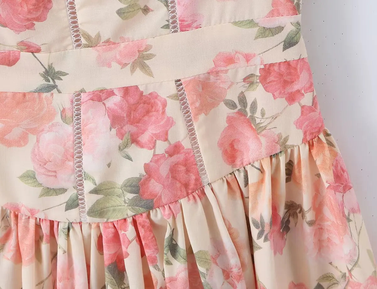 HARI FLORAL MIDI DRESS