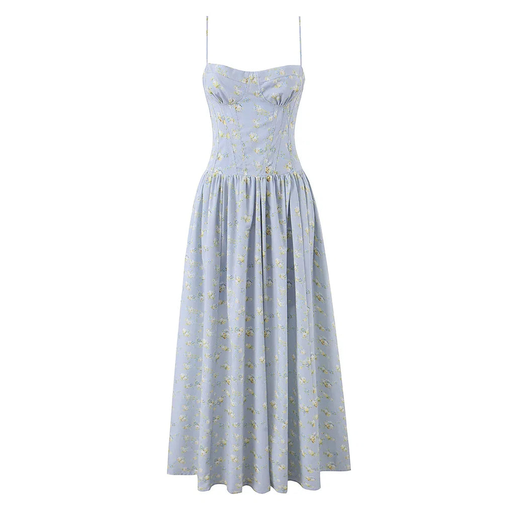 TEILOR FLORAL MIDI DRESS