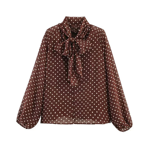AMAR POLKA DOT BLOUSE