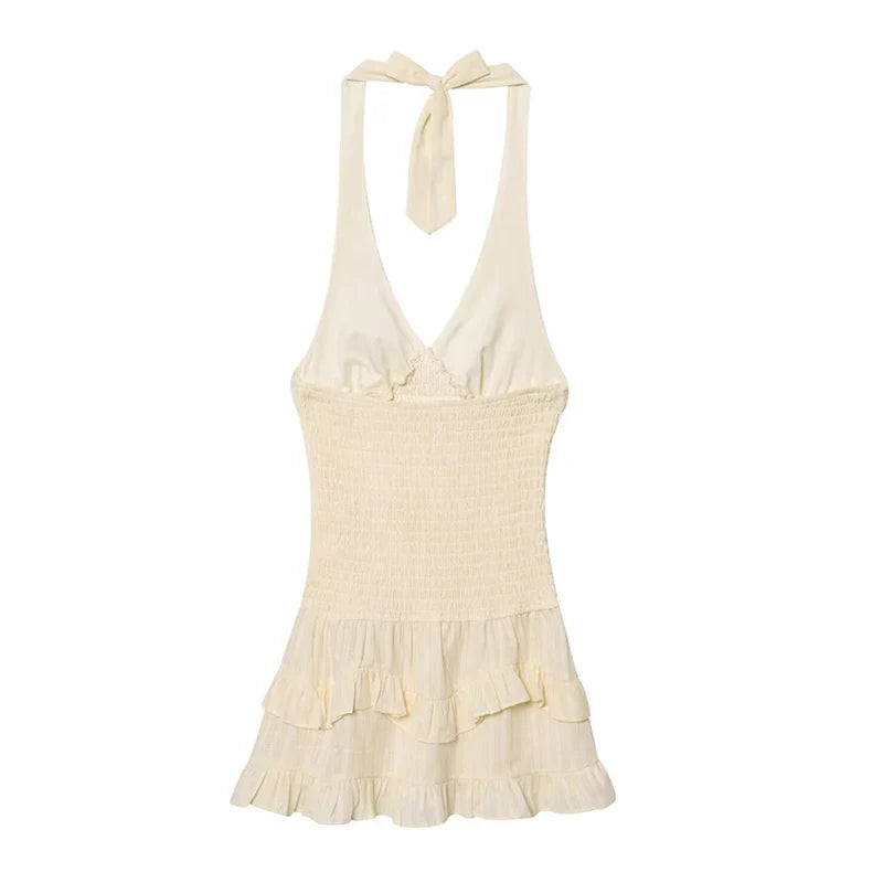 BERNICE RUFFLE MINI DRESS
