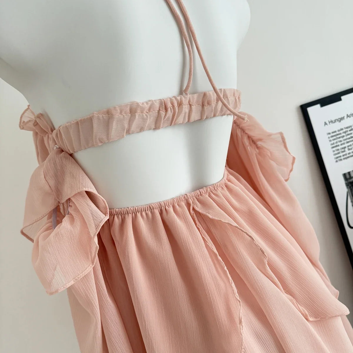 Summer French Vintage Mini Fairy Chiffon Floral Lantern Sleeve Dress Women Mori Romantic Frock Evening Court One-Piece Gyaru New