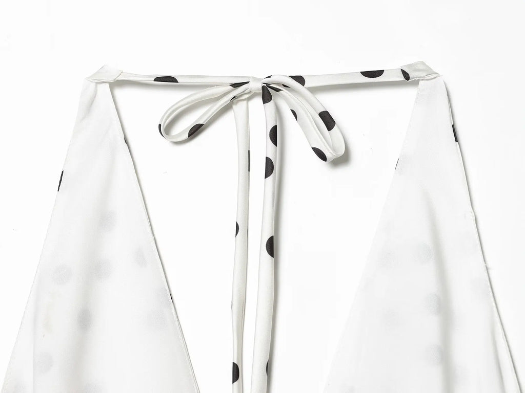 MELUSA POLKA DOT MAXI DRESS