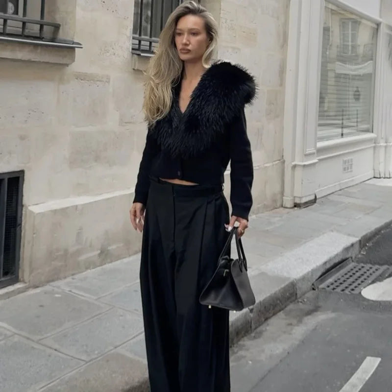 JIANA FUR CARDIGAN