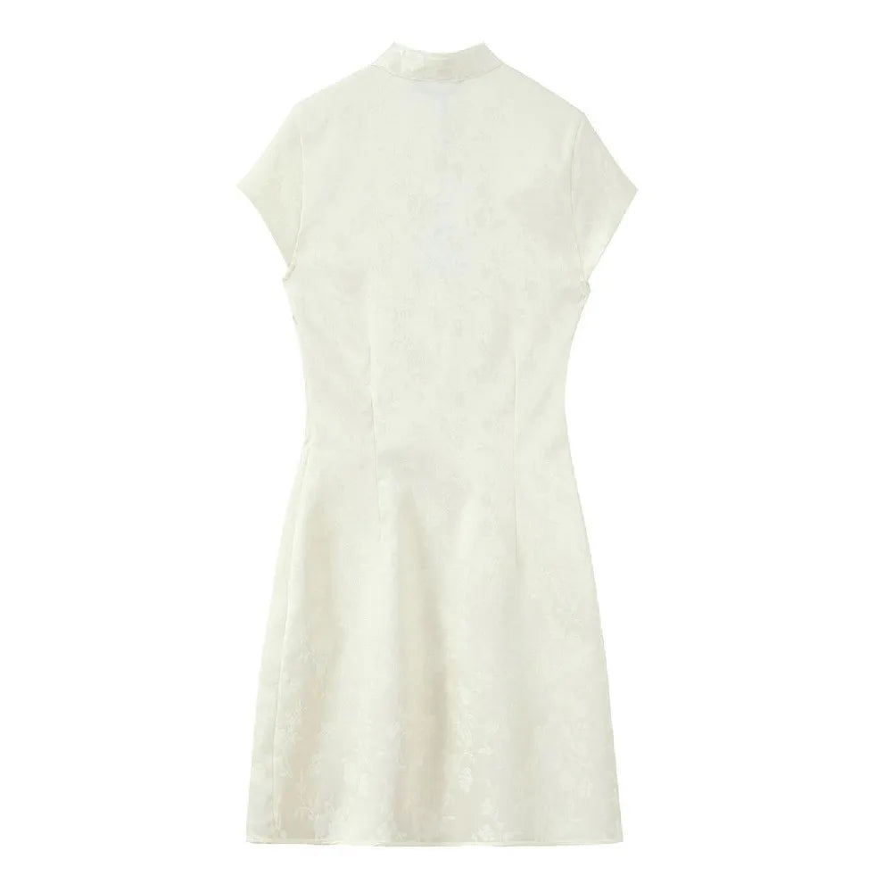 EZMA JACQUARD MINI DRESS