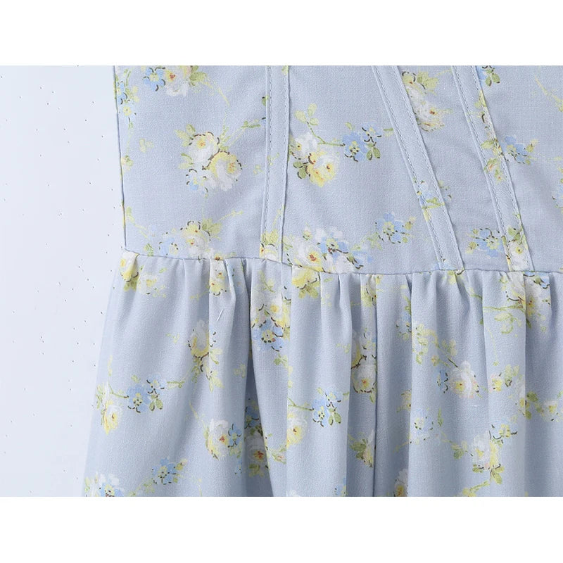 TEILOR FLORAL MIDI DRESS