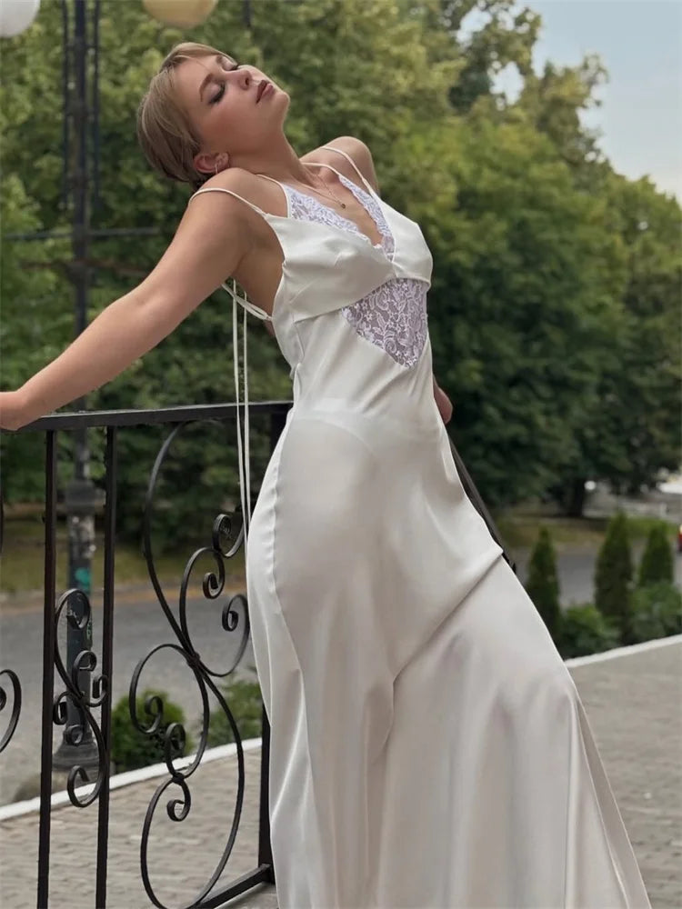 MILA SATIN MAXI DRESS