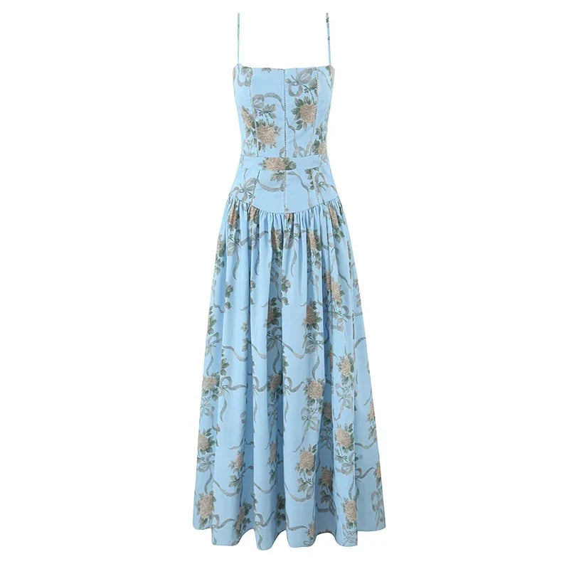 TARA FLORAL MIDI DRESS
