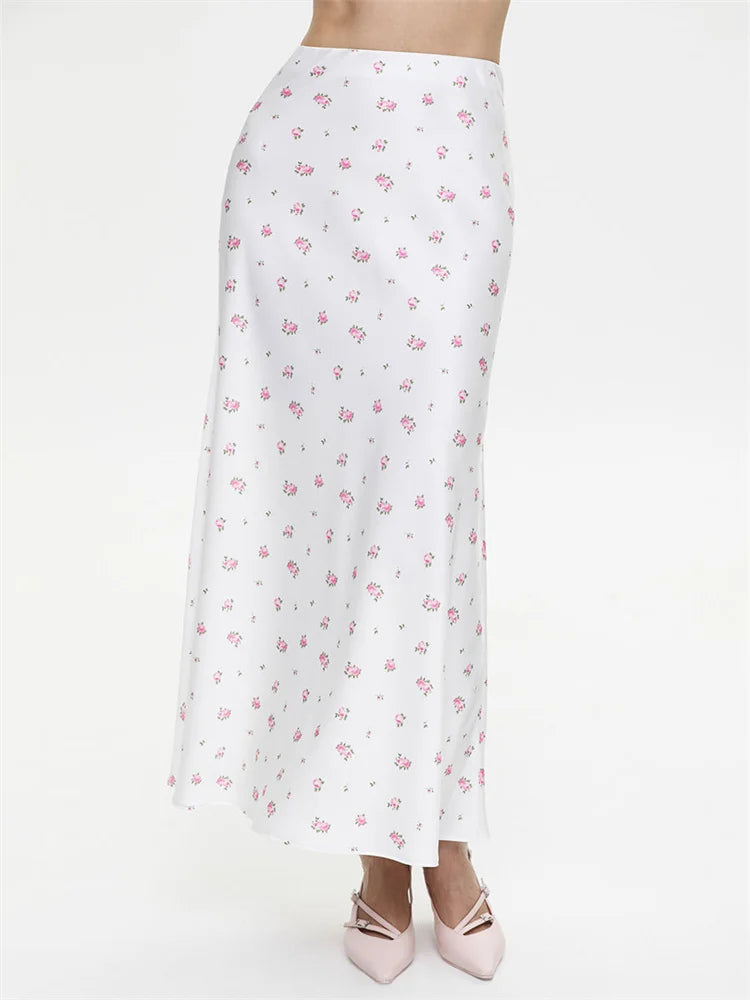 VIOLA SATIN SKIRT